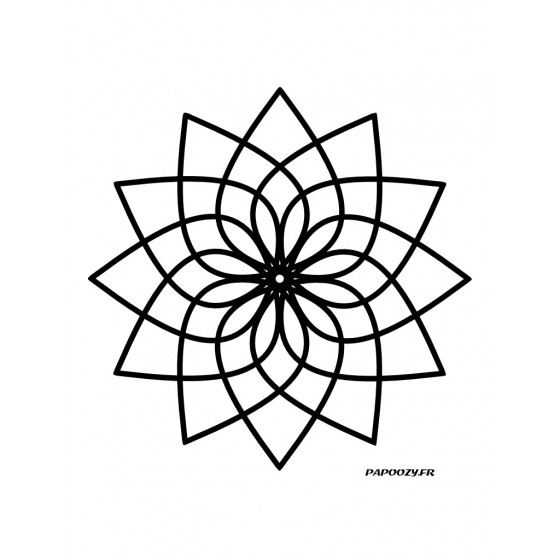 Mandala fleur