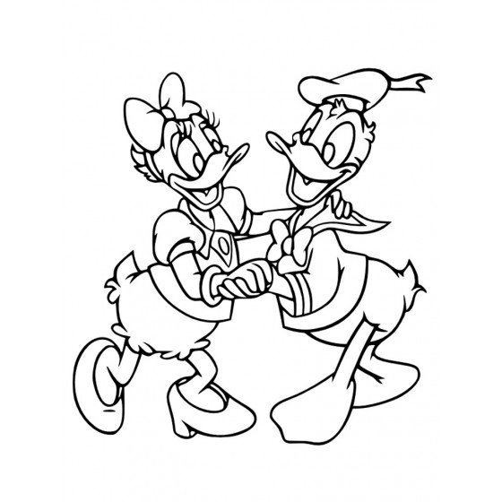 Minnie et Donald